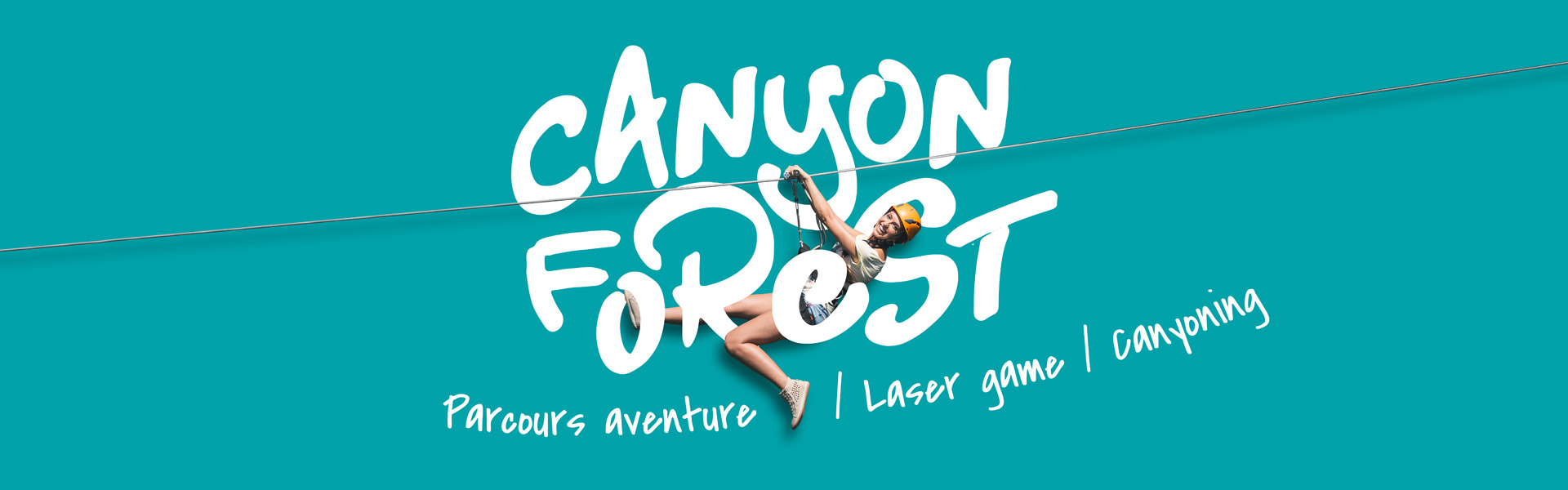 Canyon Forest - Parcours aventure - Laser game - Canyoning